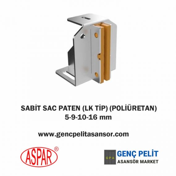 SABİT SAC PATEN (LK TİP) (POLİÜRETAN) 5-9-10-16 mm